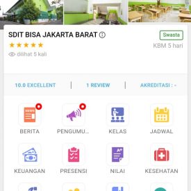 Aplikasi Monitoring Perkembangan Belajar Sekolah BISA – Sekolah BISA